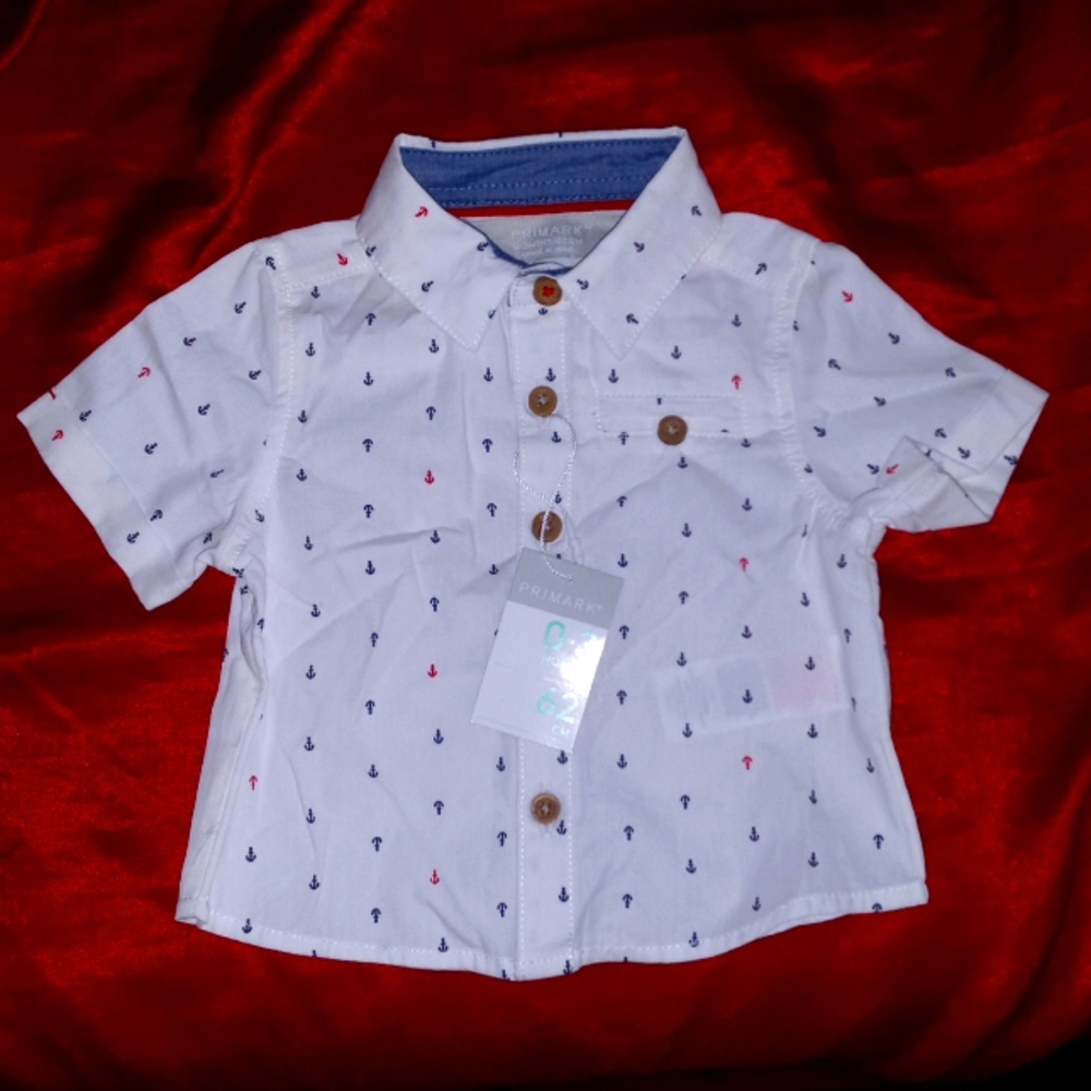 Primark short sleeve button up with collar
